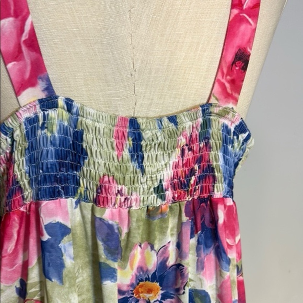 Floral Sleeveless Dress - Multicolor NWT size XXL - Picture 4 of 5
